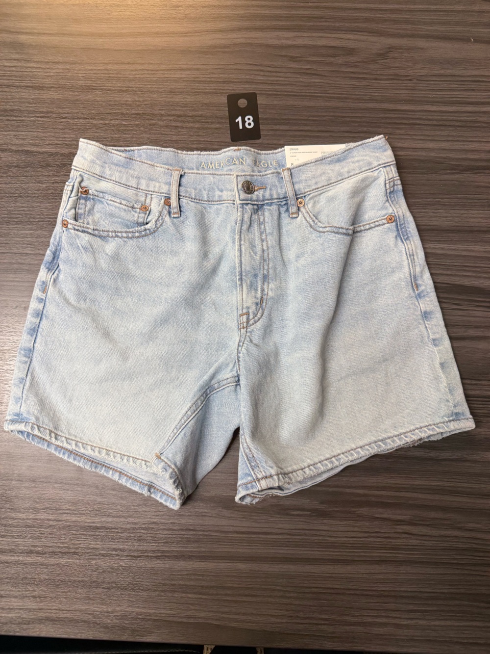 American Eagle Outfitters Light Blue Denim Jean Shorts - Men
